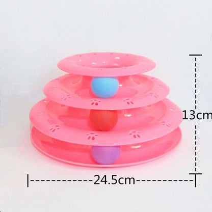 Whirligig Kitty: Interactive Cat Turntable Toy