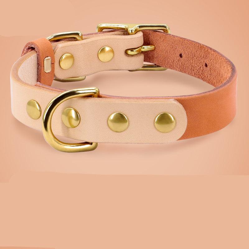 Luxury Leather Cat Collar With Customizable Engraved Plate - Vibrant Color Options