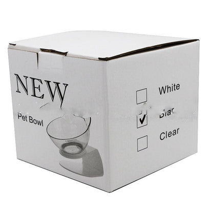 Elevated Non-Slip Double Cat Bowl With 15° Tilted Design