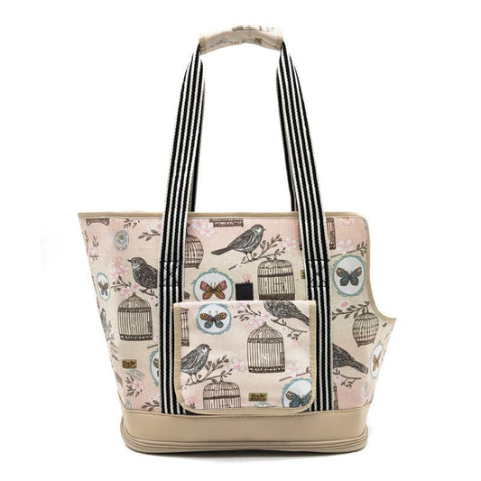 Portable Pet Travel Shoulder Bag With Breathable Mesh - Stylish And Convenient Pet Carrier