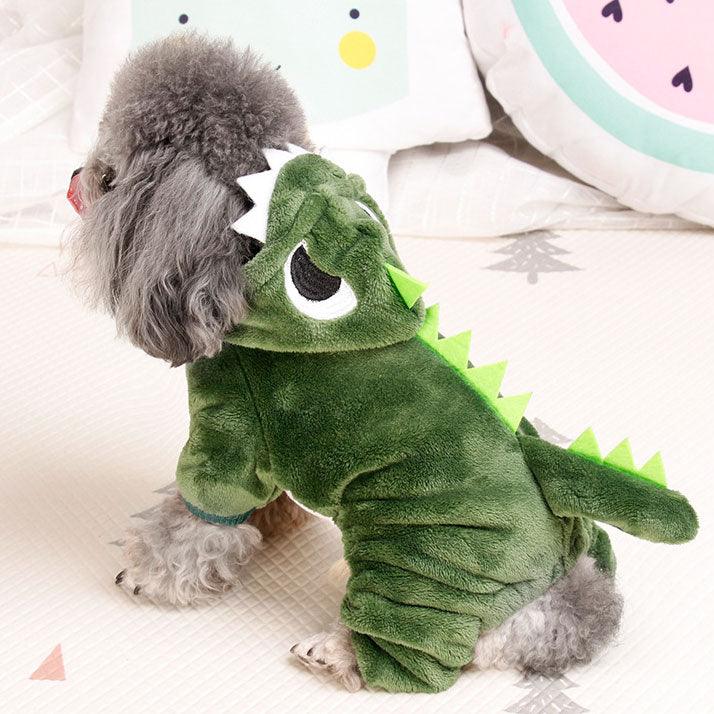 Transforming Dinosaur Pet Sweater: Stay Warm And Stylish!