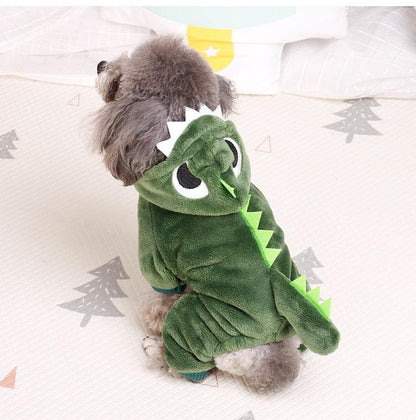 Transforming Dinosaur Pet Sweater: Stay Warm And Stylish!