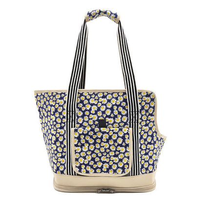 Portable Pet Travel Shoulder Bag With Breathable Mesh - Stylish And Convenient Pet Carrier